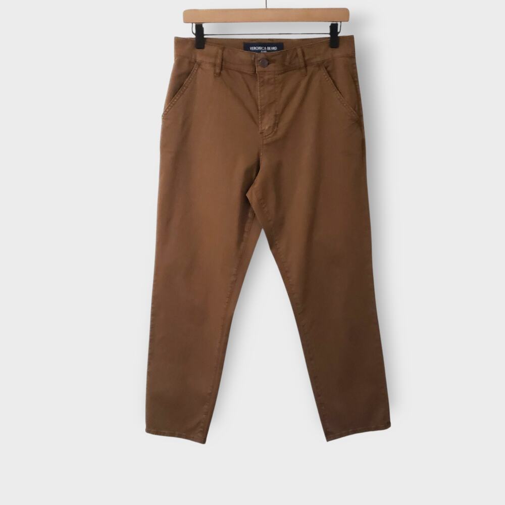 Veronica Beard Brown Ankle Pants